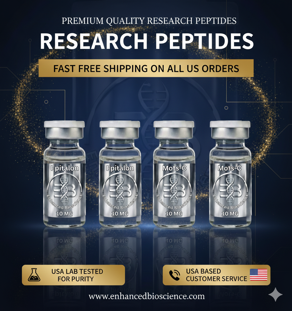 Epitalon and Mots-C research peptides